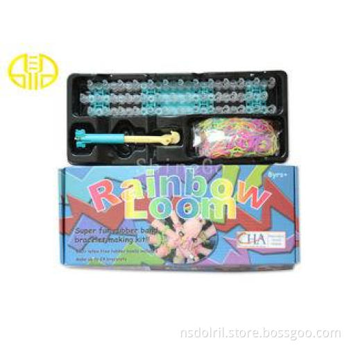 DIY Cool Rainbow Loom Rubber Band Set , colored rubber band